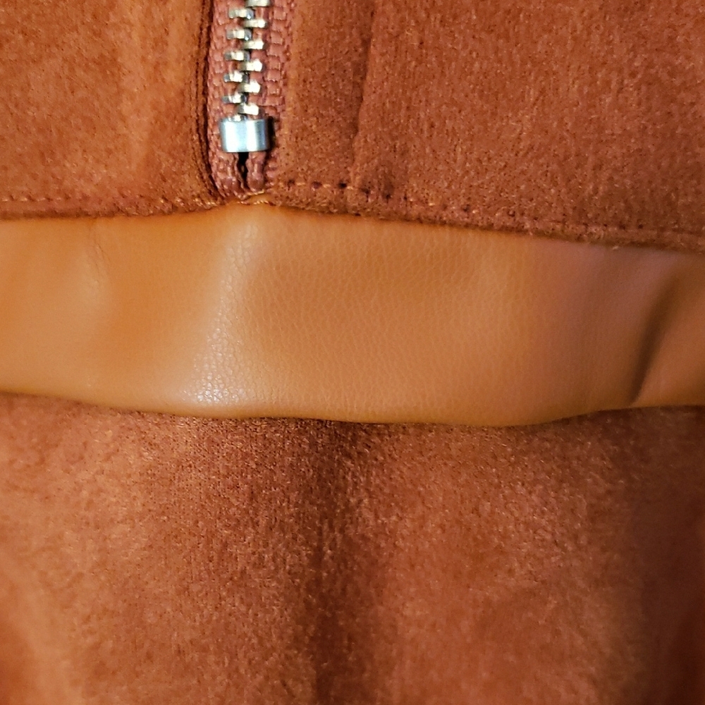 Cider Women's Orange Bomber Jacket - Picture 4 of 6